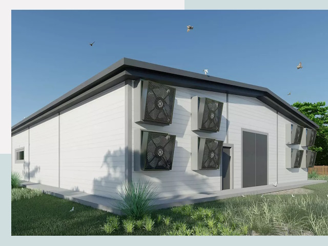 Строительство птичников в Октябрьском