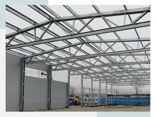 Строительство складов в Октябрьский от 621 руб. за м²