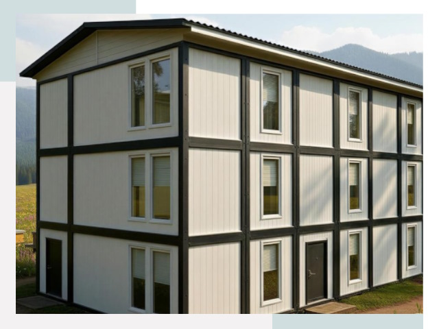 Модульные общежития в Октябрьском