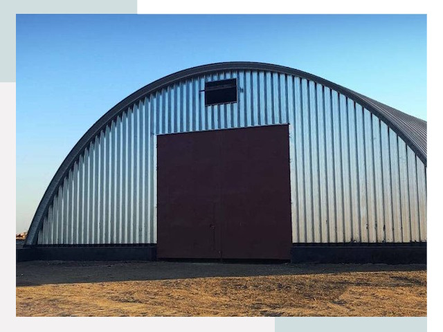 Арочные ангары в Октябрьском