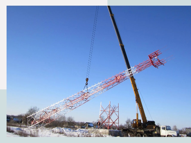 Строительство башен связи в Октябрьском от 621 руб.