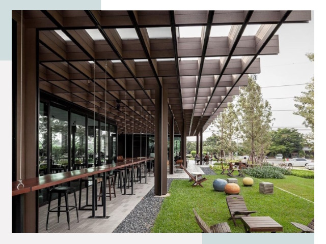 Летние веранды для кафе в Октябрьском