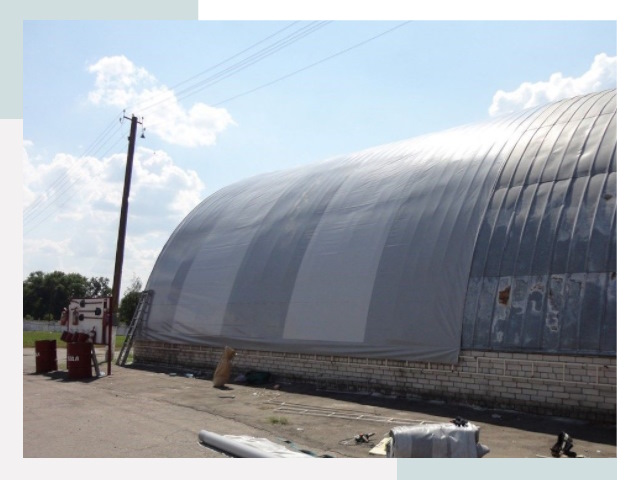 Ремонт ангаров в Октябрьском