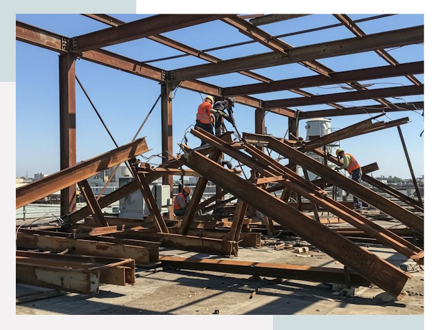 Демонтаж металлоконструкций в Октябрьском от 621 руб.