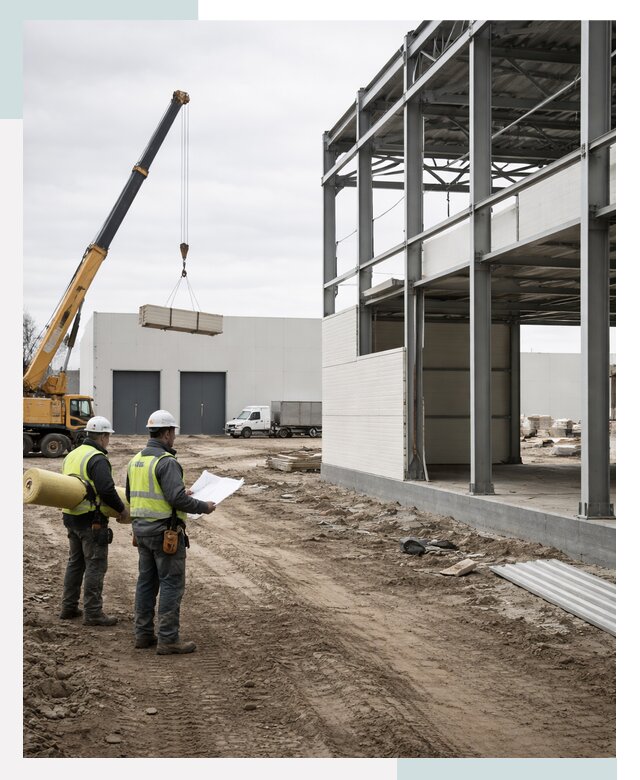 Строительство холодильных складов в Октябрьском от 46607 р. - СтальСтрой-Ктб