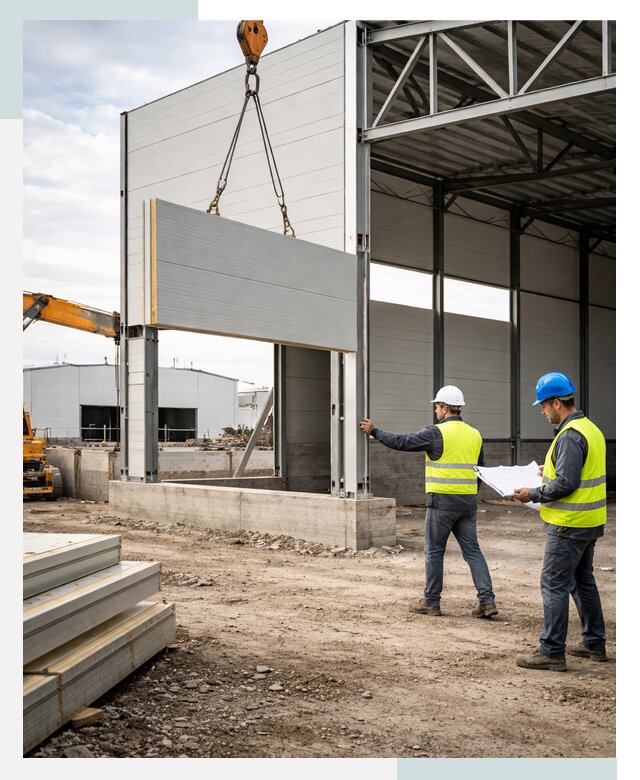 Склад из сэндвич панелей под ключ в Октябрьском от 9839 р. | СтальСтрой-Ктб