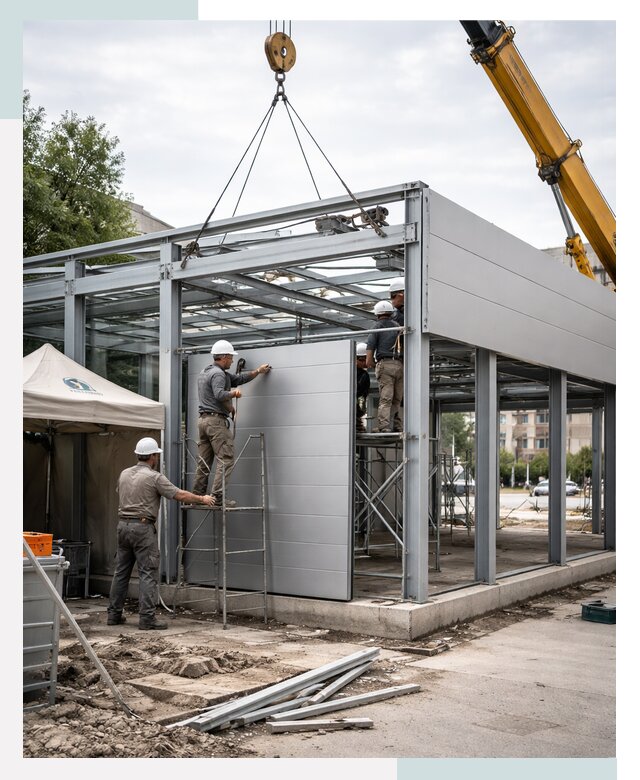 СтальСтрой-Ктб: торговый павильон под ключ в Октябрьском от 36250 р.