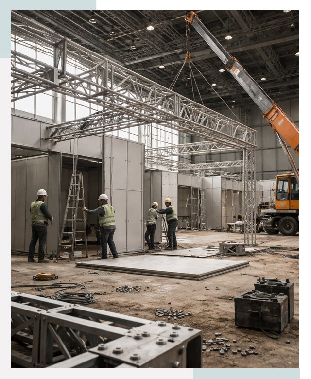 Строительство выставочных павильонов в Октябрьском от 36250 р.| СтальСтрой-Ктб